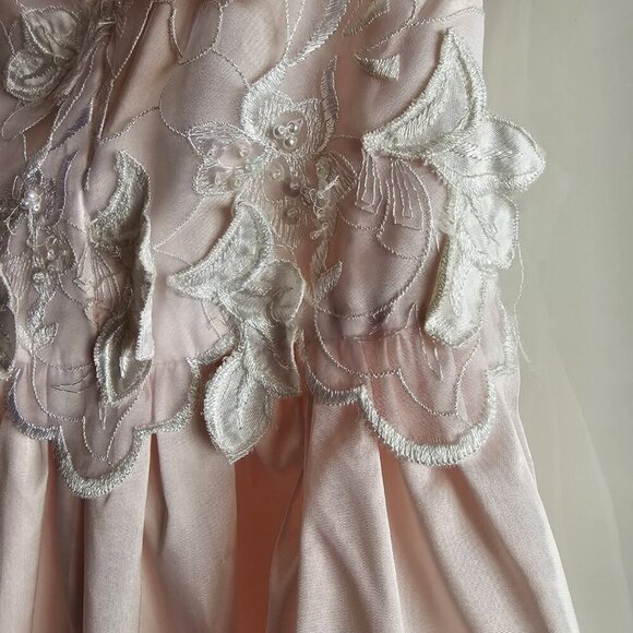 VTG  pink Off-shoulder princess cocktail Prom Bridesmaid Dress - Picture 4 of 16